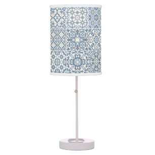 Mediterranean Tiles, Moroccan, Majolica, Azulejo Table Lamp