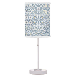 Mediterranean Tiles, Moroccan, Majolica, Azulejo Table Lamp