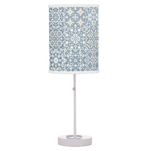 Mediterranean Tiles, Moroccan, Majolica, Azulejo Table Lamp