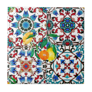 Mediterranean tiles,mosaic,lemon,summer art ceramic tile