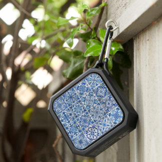 Mediterranean Tiles, Portugese, Azulejo, Majolica Bluetooth Speaker