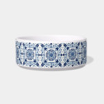 Mediterranean Tiles, Portugese, Azulejo, Majolica Bowl<br><div class="desc">Elegant,  stylish and sophisticated pattern with Mediterranean tiles in blue and white color. Modern and trendy gift,  perfect for the Azulejo lover in your life.</div>