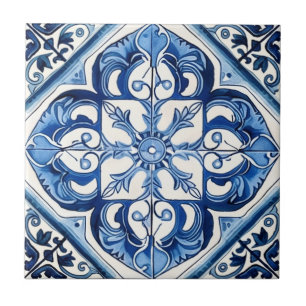 Mediterranean Tiles, Portugese, Azulejo, Majolica Ceramic Tile
