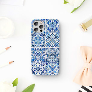 Mediterranean Tiles, Portugese, Azulejo, Majolica iPhone 17 Case