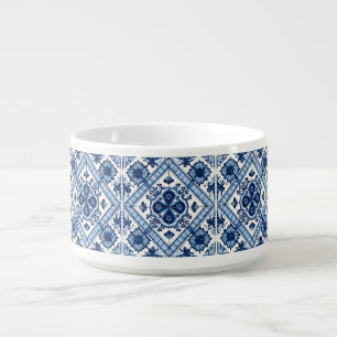Mediterranean Tiles, Portuguese, Azulejo, Majolica Bowl