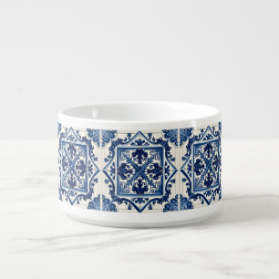 Mediterranean Tiles, Portuguese, Azulejo, Majolica Bowl