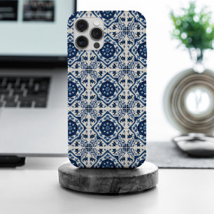 Mediterranean Tiles, Portuguese, Azulejo, Majolica iPhone 15 Pro Max Case
