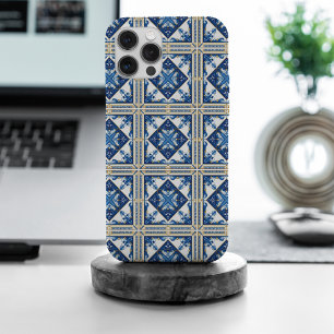 Mediterranean Tiles, Portuguese, Azulejo, Majolica iPhone 15 Pro Max Case