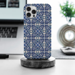 Mediterranean Tiles, Portuguese, Azulejo, Majolica iPhone 15 Pro Max Case