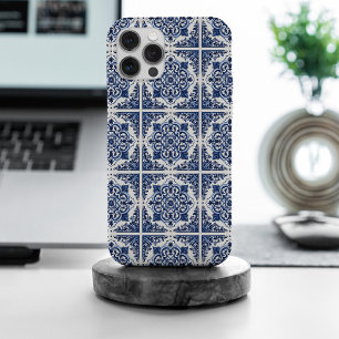 Mediterranean Tiles, Portuguese, Azulejo, Majolica iPhone 15 Pro Max Case