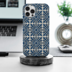 Mediterranean Tiles, Portuguese, Azulejo, Majolica iPhone 15 Pro Max Case