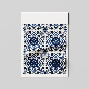 Mediterranean Tiles, Portuguese, Azulejo, Majolica Fabric