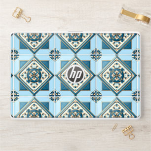 Mediterranean Tiles, Portuguese, Azulejo, Majolica HP Laptop Skin
