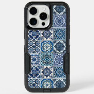 Mediterranean Tiles, Portuguese, Azulejo, Majolica iPhone 15 Pro Max Case