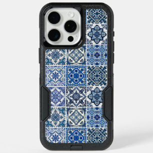 Mediterranean Tiles, Portuguese, Azulejo, Majolica iPhone 15 Pro Max Case