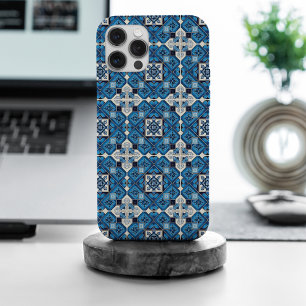 Mediterranean Tiles, Portuguese, Azulejo, Majolica iPhone 15 Pro Max Case