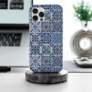 Mediterranean Tiles, Portuguese, Azulejo, Majolica iPhone 15 Pro Max Case