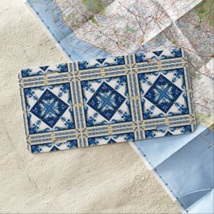 Mediterranean Tiles, Portuguese, Azulejo, Majolica License Plate