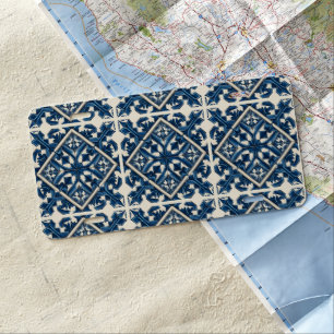 Mediterranean Tiles, Portuguese, Azulejo, Majolica License Plate