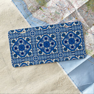 Mediterranean Tiles, Portuguese, Azulejo, Majolica License Plate