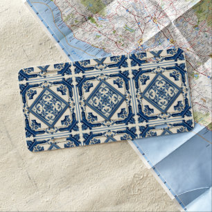 Mediterranean Tiles, Portuguese, Azulejo, Majolica License Plate