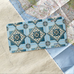 Mediterranean Tiles, Portuguese, Azulejo, Majolica License Plate
