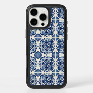 Mediterranean Tiles, Portuguese, Azulejo, Majolica iPhone 16 Pro Max Case