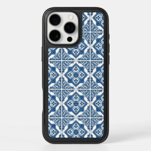 Mediterranean Tiles, Portuguese, Azulejo, Majolica iPhone 16 Pro Max Case