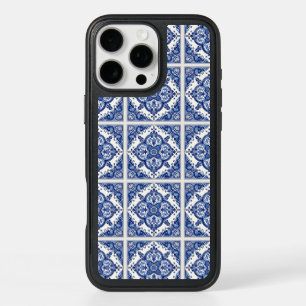 Mediterranean Tiles, Portuguese, Azulejo, Majolica iPhone 16 Pro Max Case