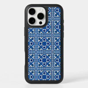 Mediterranean Tiles, Portuguese, Azulejo, Majolica iPhone 16 Pro Max Case