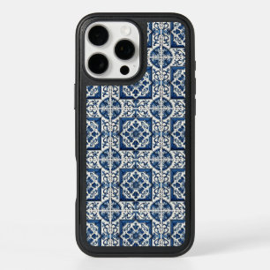 Mediterranean Tiles, Portuguese, Azulejo, Majolica iPhone 16 Pro Max Case