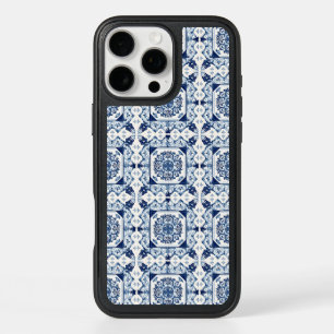 Mediterranean Tiles, Portuguese, Azulejo, Majolica iPhone 16 Pro Max Case