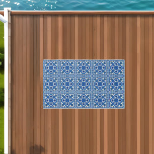Mediterranean Tiles, Portuguese, Azulejo, Majolica Outdoor Rug