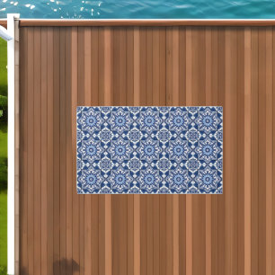 Mediterranean Tiles, Portuguese, Azulejo, Majolica Outdoor Rug