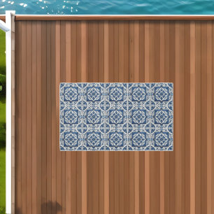 Mediterranean Tiles, Portuguese, Azulejo, Majolica Outdoor Rug