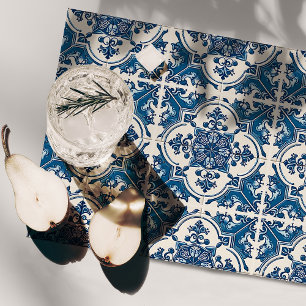 Mediterranean Tiles, Portuguese, Azulejo, Majolica Placemat
