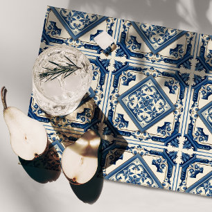 Mediterranean Tiles, Portuguese, Azulejo, Majolica Placemat