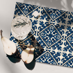 Mediterranean Tiles, Portuguese, Azulejo, Majolica Placemat