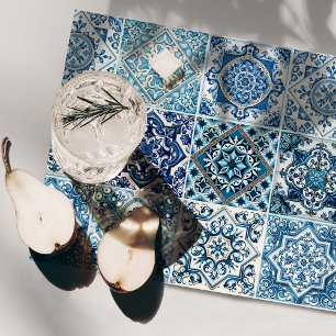 Mediterranean Tiles, Portuguese, Azulejo, Majolica Placemat
