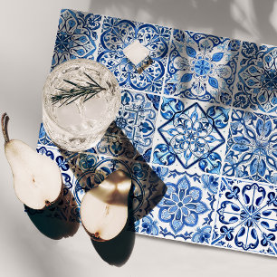 Mediterranean Tiles, Portuguese, Azulejo, Majolica Placemat