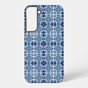 Mediterranean Tiles, Portuguese, Azulejo, Majolica Samsung Galaxy S22+ Case