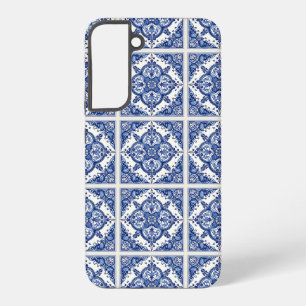 Mediterranean Tiles, Portuguese, Azulejo, Majolica Samsung Galaxy S22+ Case