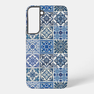 Mediterranean Tiles, Portuguese, Azulejo, Majolica Samsung Galaxy S22+ Case