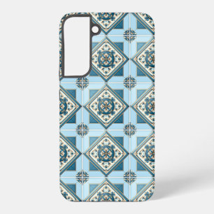 Mediterranean Tiles, Portuguese, Azulejo, Majolica Samsung Galaxy S22+ Case
