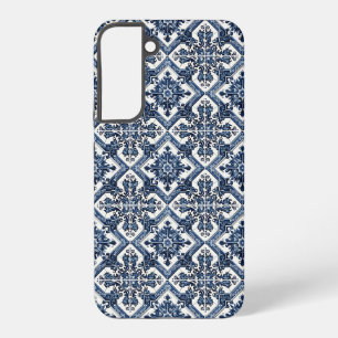 Mediterranean Tiles, Portuguese, Azulejo, Majolica Samsung Galaxy S22+ Case