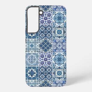 Mediterranean Tiles, Portuguese, Azulejo, Majolica Samsung Galaxy S22+ Case