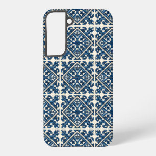 Mediterranean Tiles, Portuguese, Azulejo, Majolica Samsung Galaxy S22+ Case