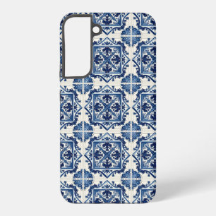Mediterranean Tiles, Portuguese, Azulejo, Majolica Samsung Galaxy S22+ Case