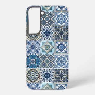 Mediterranean Tiles, Portuguese, Azulejo, Majolica Samsung Galaxy S22+ Case