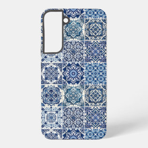 Mediterranean Tiles, Portuguese, Azulejo, Majolica Samsung Galaxy S22+ Case